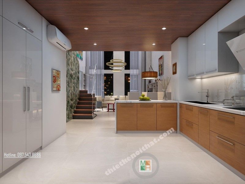 Thiết kế căn hộ Duplex tại chung cư Hà Đô